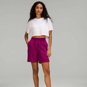 lululemon athletica High-Waist Magenta Shorts